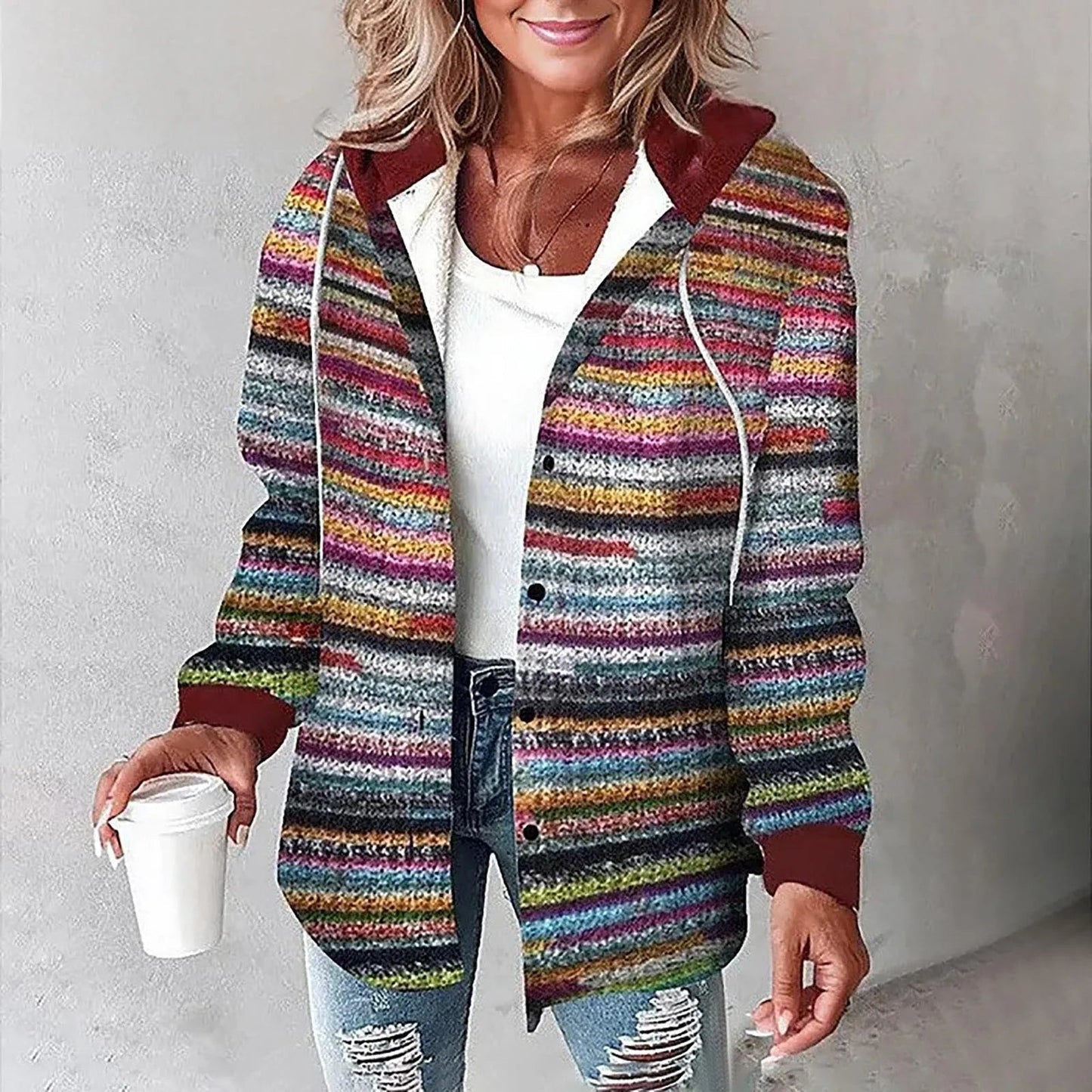 Sara Labins| Chaqueta de Otoño Suave y Cálida