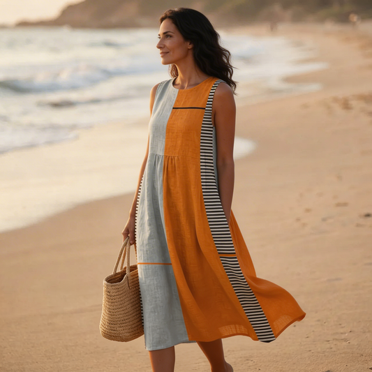 Maite| Vestido de verano ligero y sin mangas