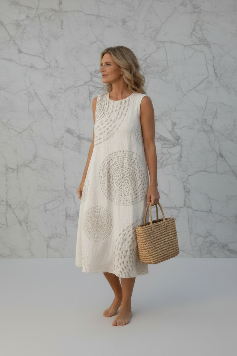 Luna | Vestido Casual Retro