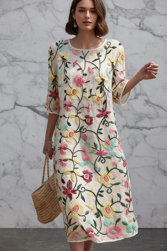 Erica | Vestido Floral Elegante