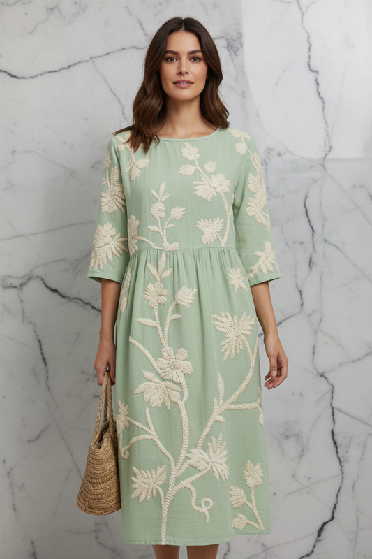 Renata | Vestido Floral Elegante