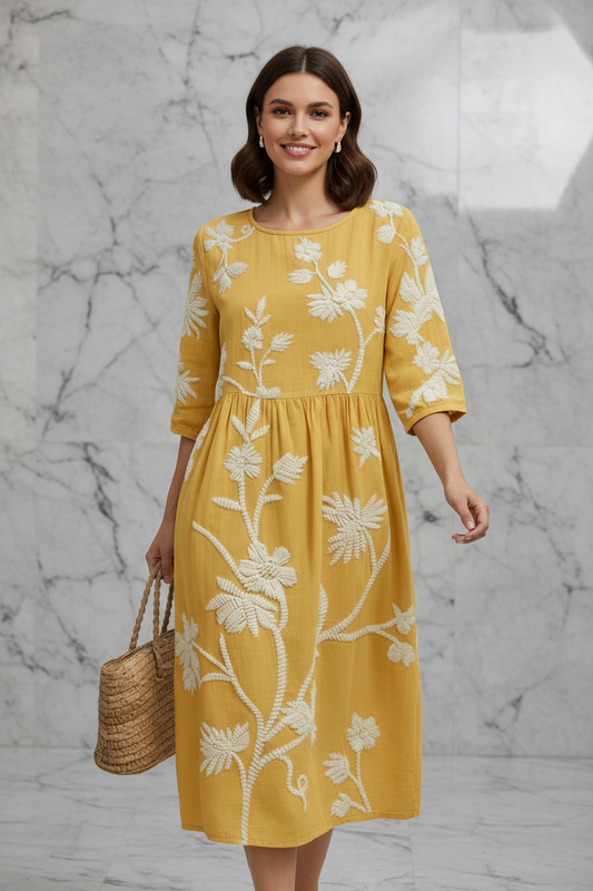 Juanita | Vestido Floral Elegante