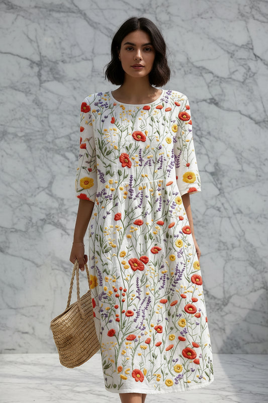 Natalia | Vestido Floral Elegante