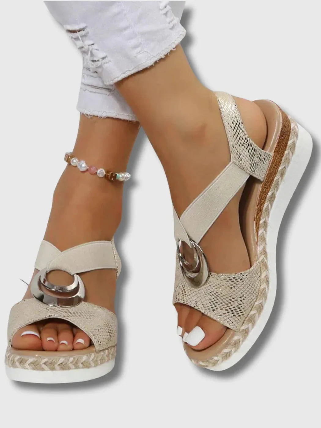 Ofelia - Sandalias ligeras con amortiguación y tira ajustable