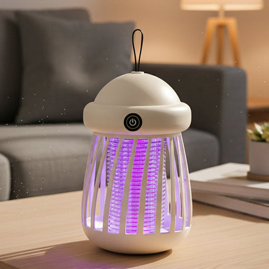 LUMAGUARD – Eliminador de mosquitos UV con rejilla eléctrica de 3000V