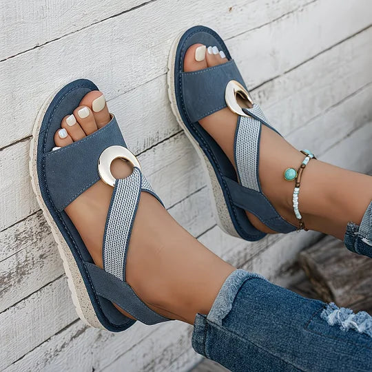 Luna™ | Sandalia Ortopédica con Cuña
