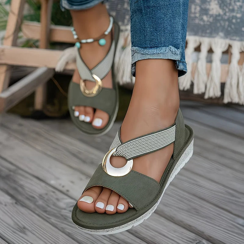 Luna™ | Sandalia Ortopédica con Cuña