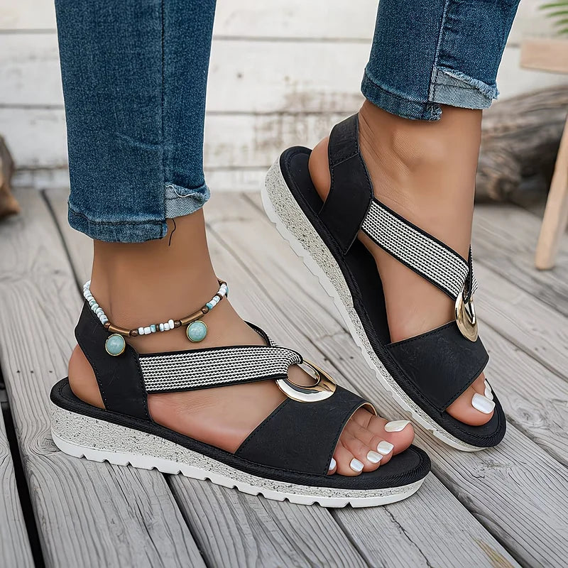Luna™ | Sandalia Ortopédica con Cuña