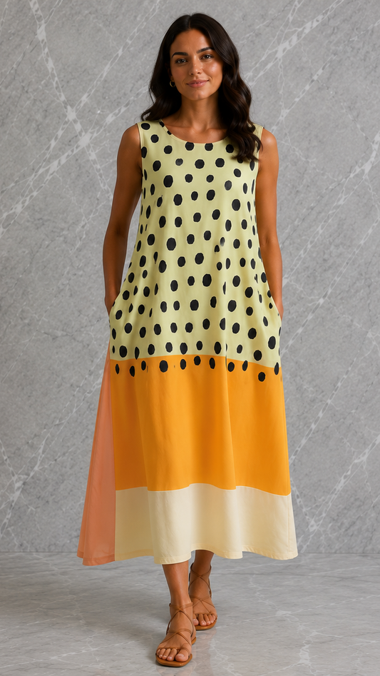 Vestido Leah Verano - Ligero, Sin Mangas y Favorecedor