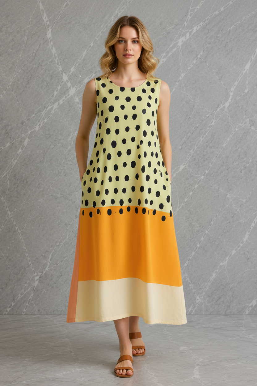 Vestido Leah Verano - Ligero, Sin Mangas y Favorecedor