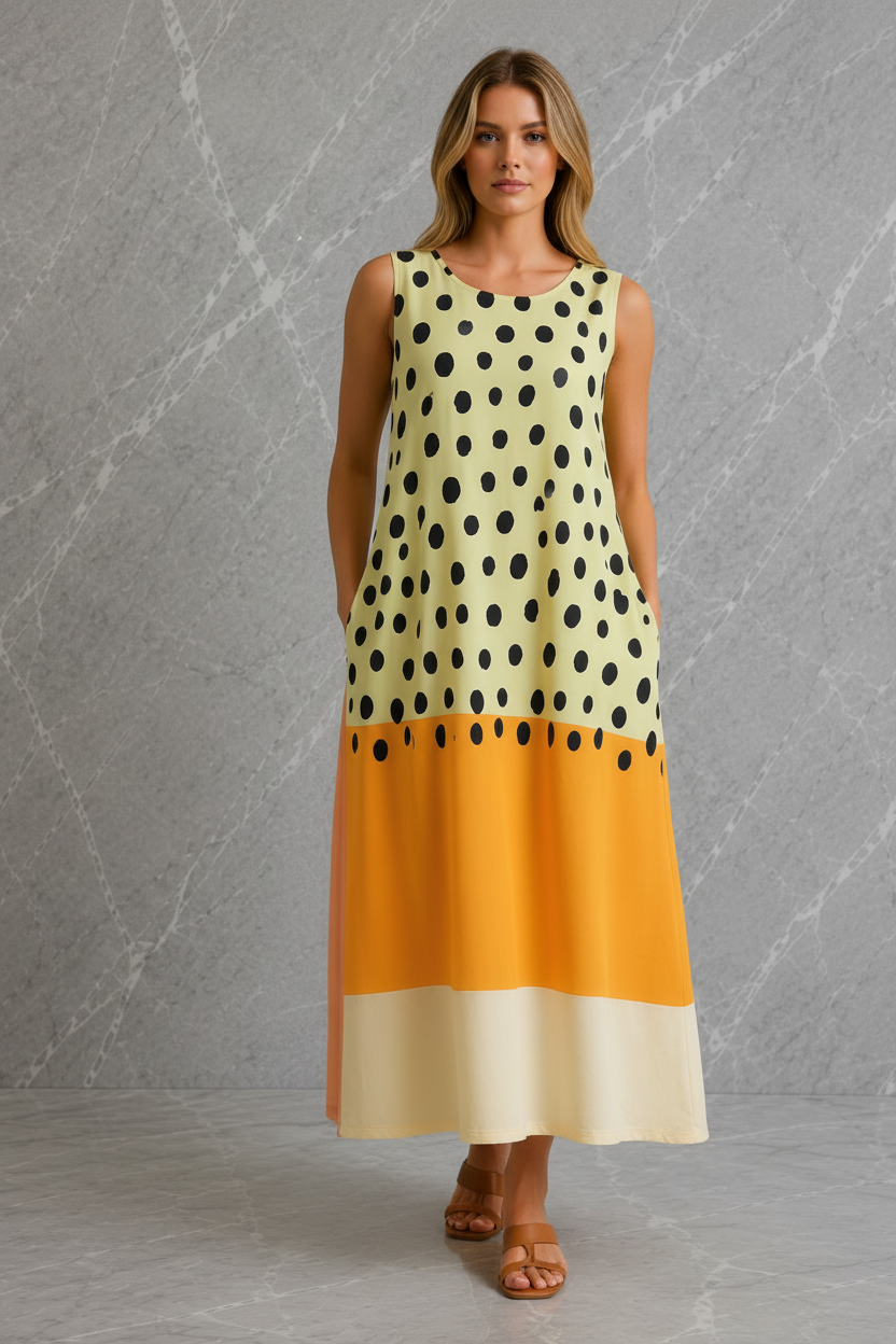Vestido Leah Verano - Ligero, Sin Mangas y Favorecedor