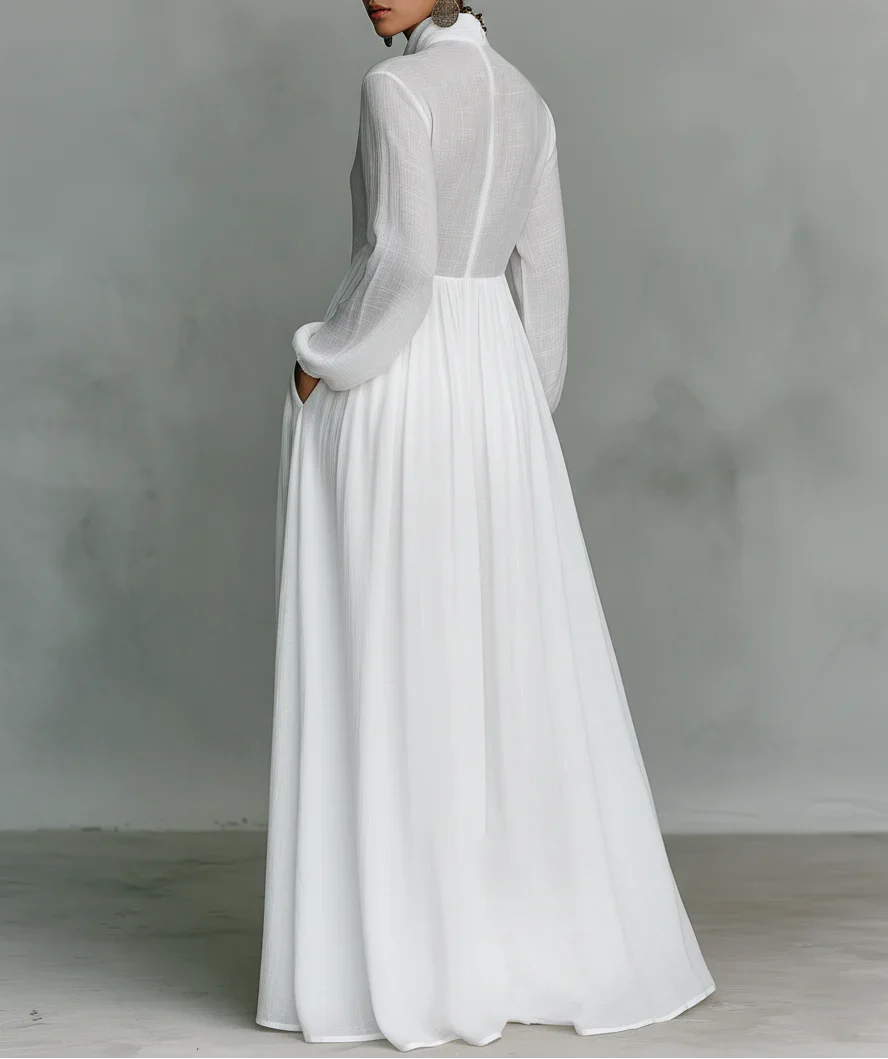 VERONICA | VESTIDO MAXI MINIMALISTA