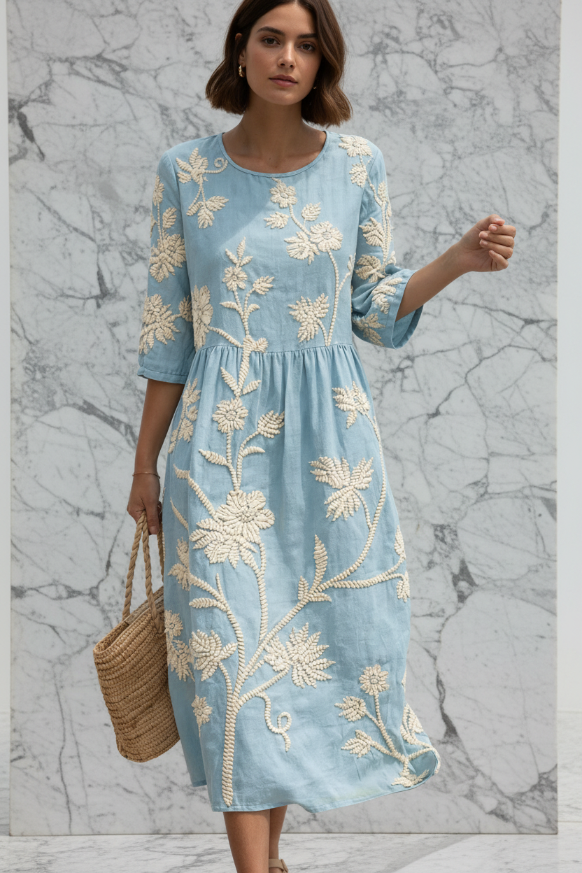 Catalina | Vestido Floral Elegante