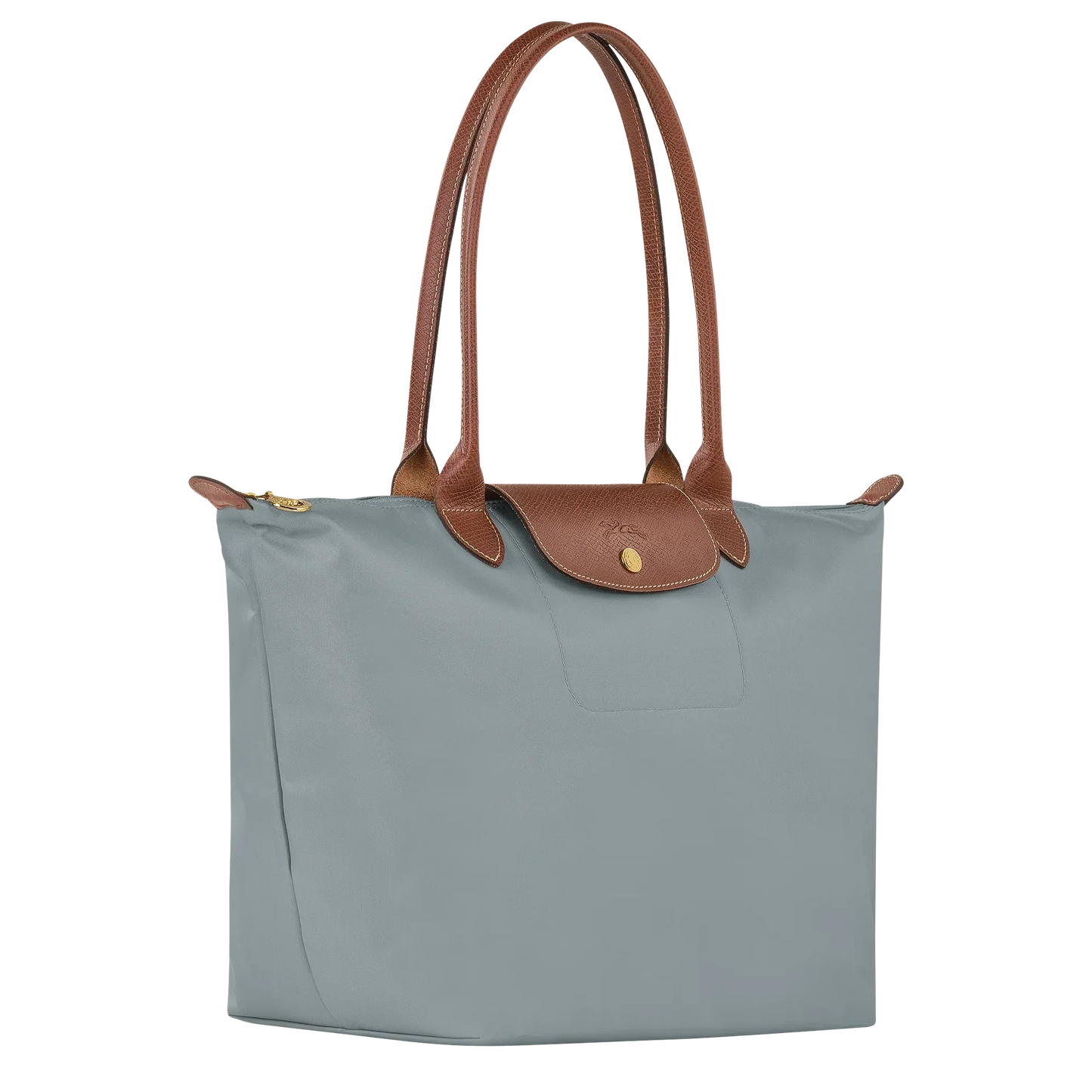 Bolso Grande Nylon Plegable, Acero