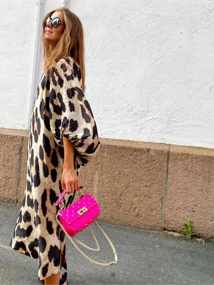 Sara Labins  - Vestido de Leopardo