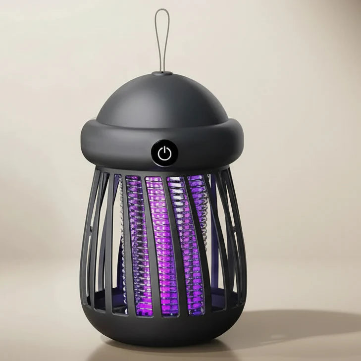LUMAGUARD – Eliminador de mosquitos UV con rejilla eléctrica de 3000V