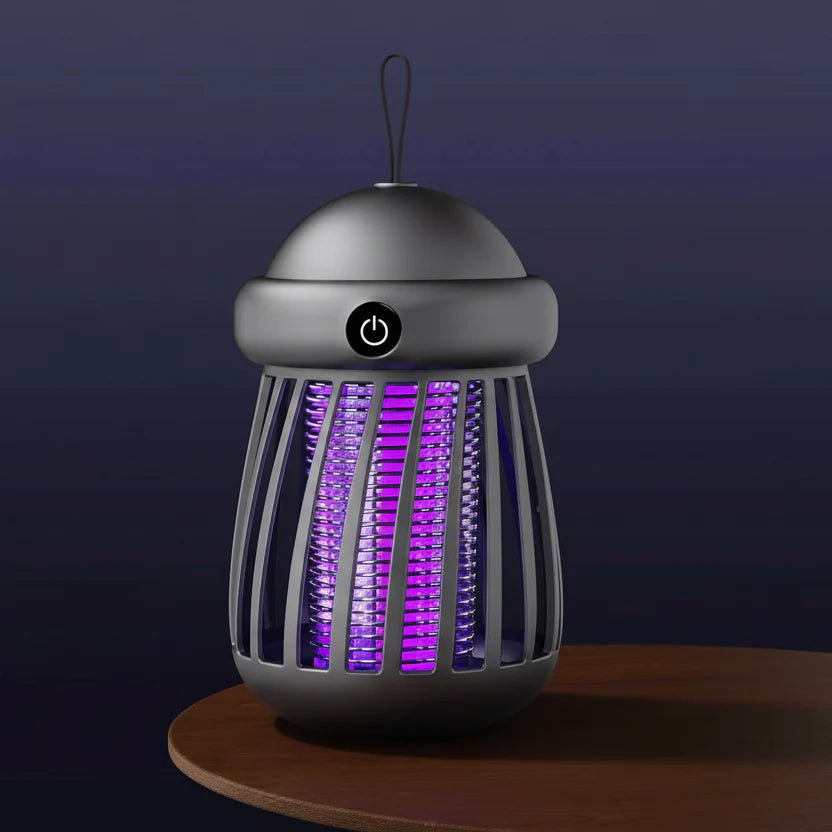 LUMAGUARD – Eliminador de mosquitos UV con rejilla eléctrica de 3000V