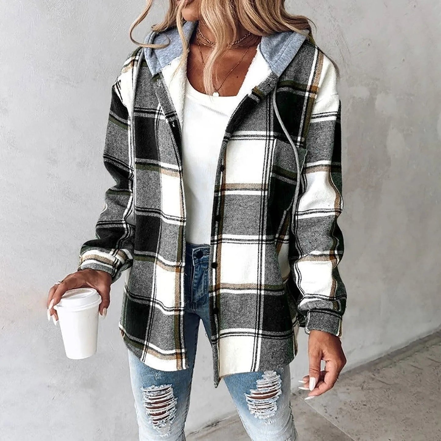 Sara Labins| Chaqueta de Otoño Suave y Cálida
