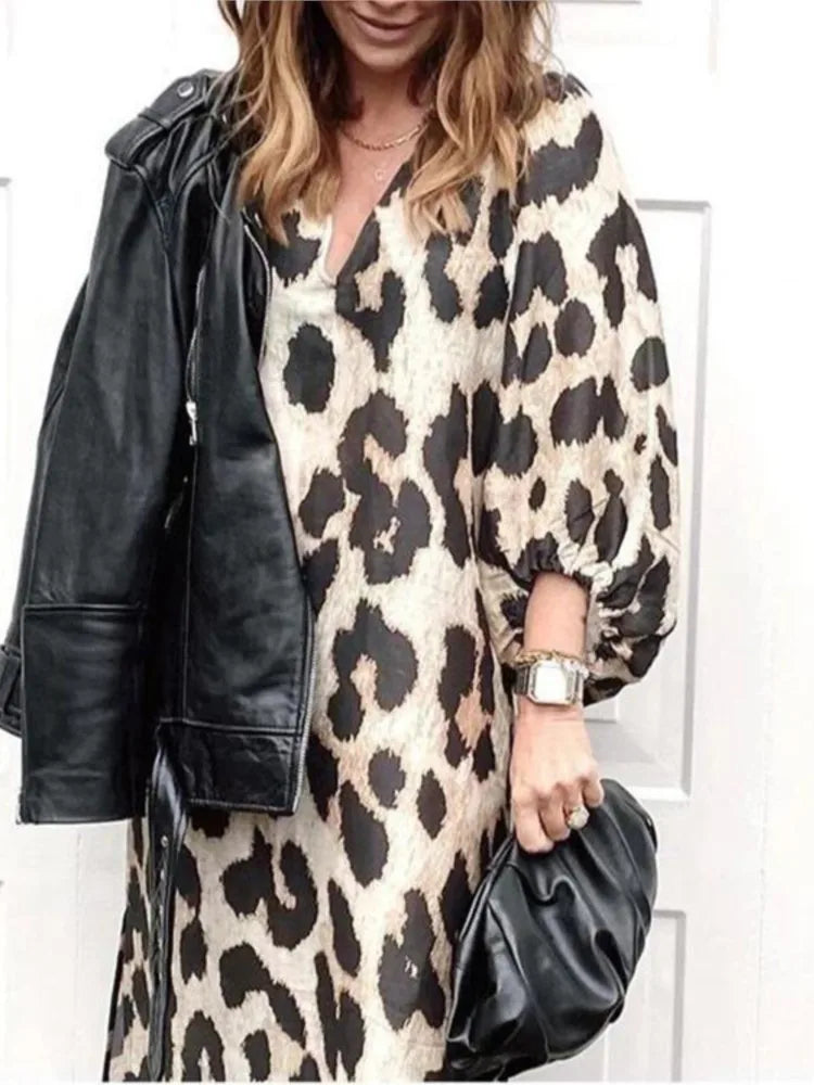 Sara Labins  - Vestido de Leopardo