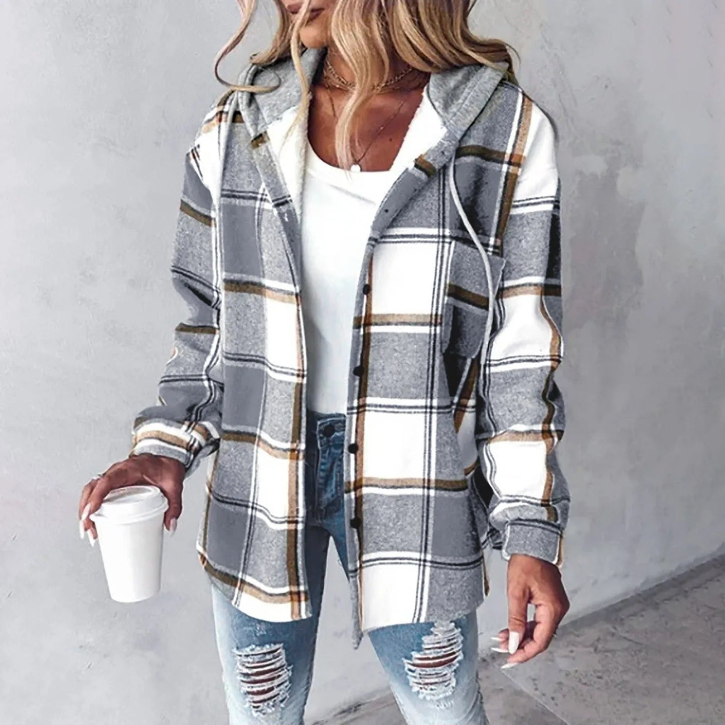 Sara Labins| Chaqueta de Otoño Suave y Cálida