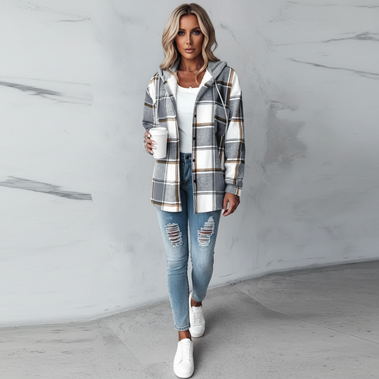 Sara Labins| Chaqueta de Otoño Suave y Cálida