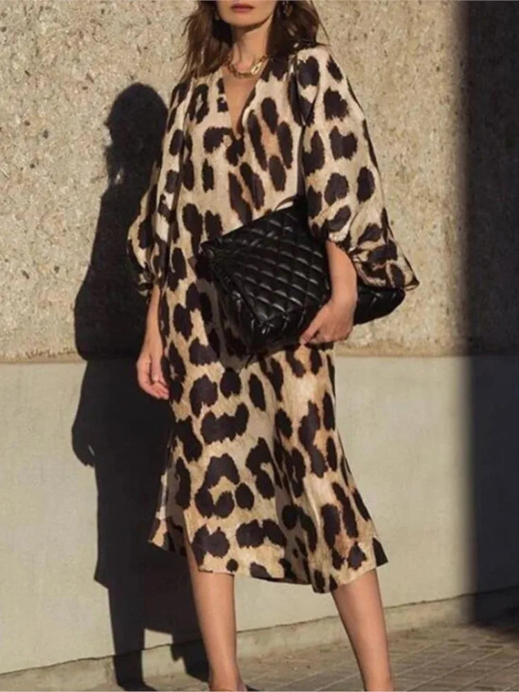 Sara Labins  - Vestido de Leopardo