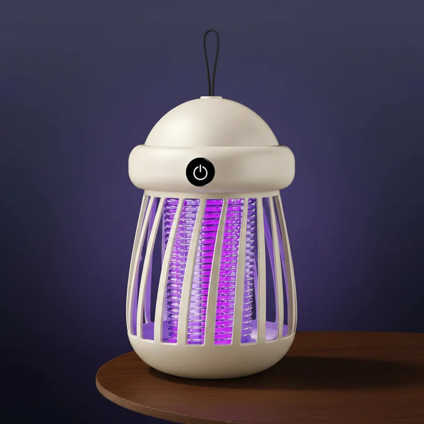 LUMAGUARD – Eliminador de mosquitos UV con rejilla eléctrica de 3000V