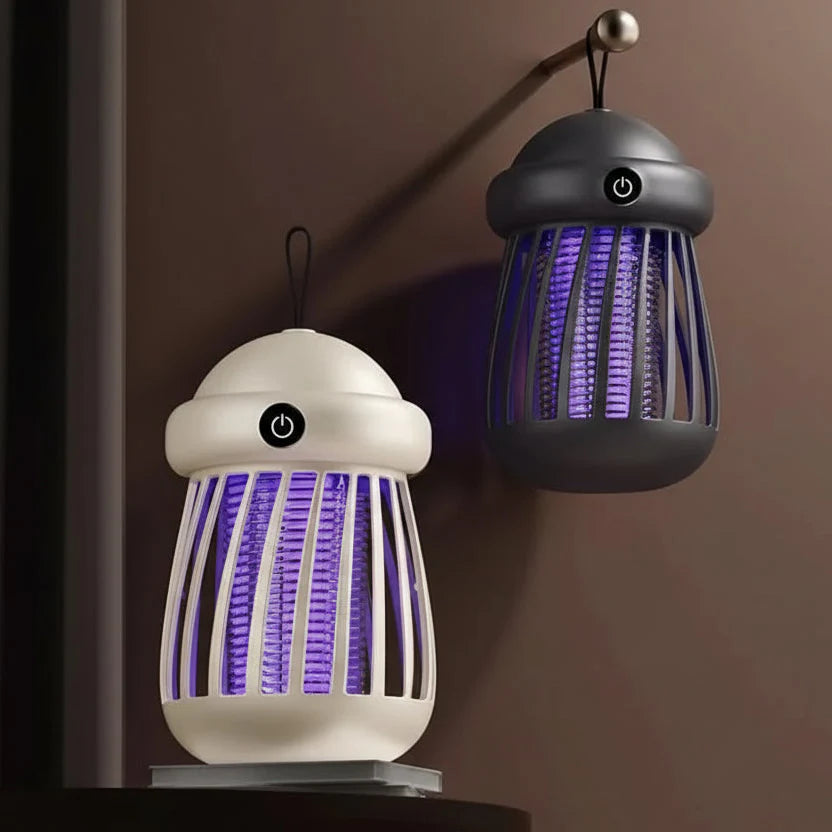LUMAGUARD – Eliminador de mosquitos UV con rejilla eléctrica de 3000V