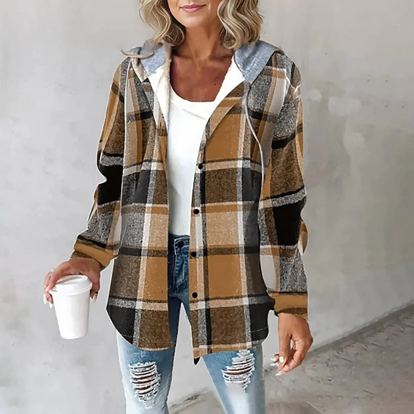 Sara Labins| Chaqueta de Otoño Suave y Cálida