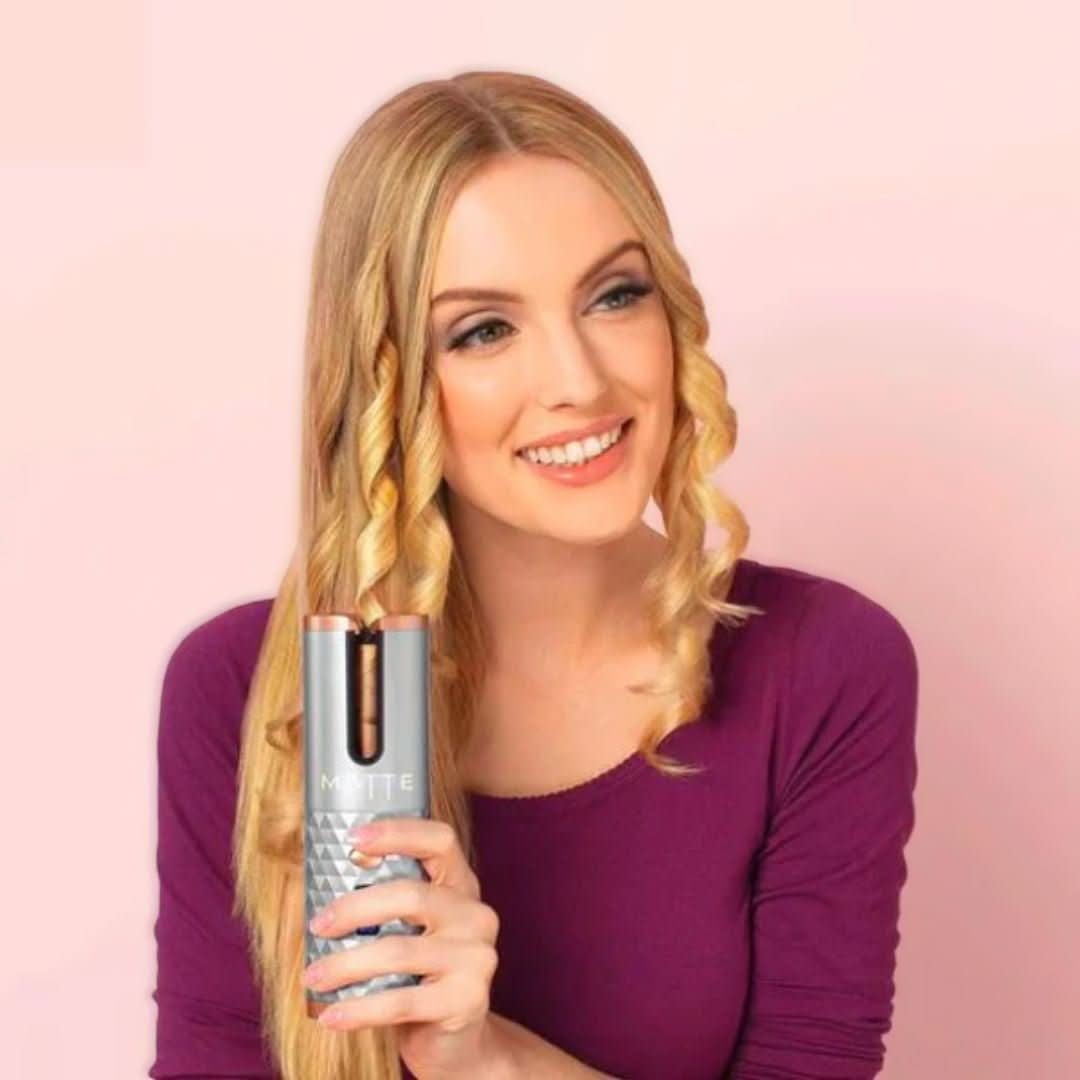 Curlmaster Rizador Automático Inalámbrico – Rizador Sin Cable para Rizos Perfectos