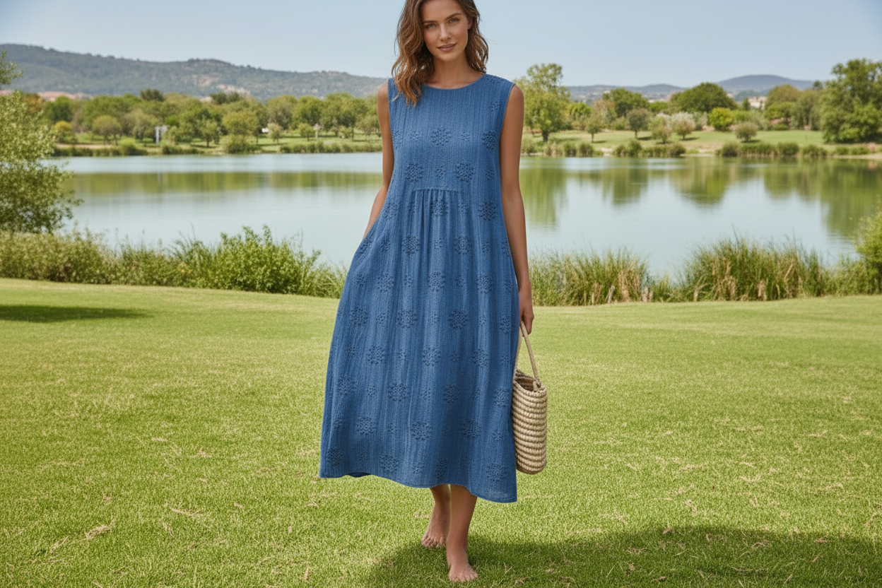 Sara | Vestido de verano ligero y sin mangas