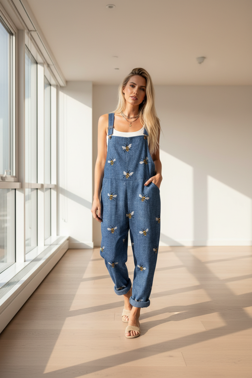 Mono con estampado de abejas