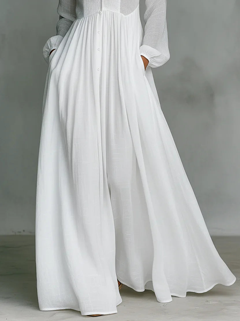 VERONICA | VESTIDO MAXI MINIMALISTA