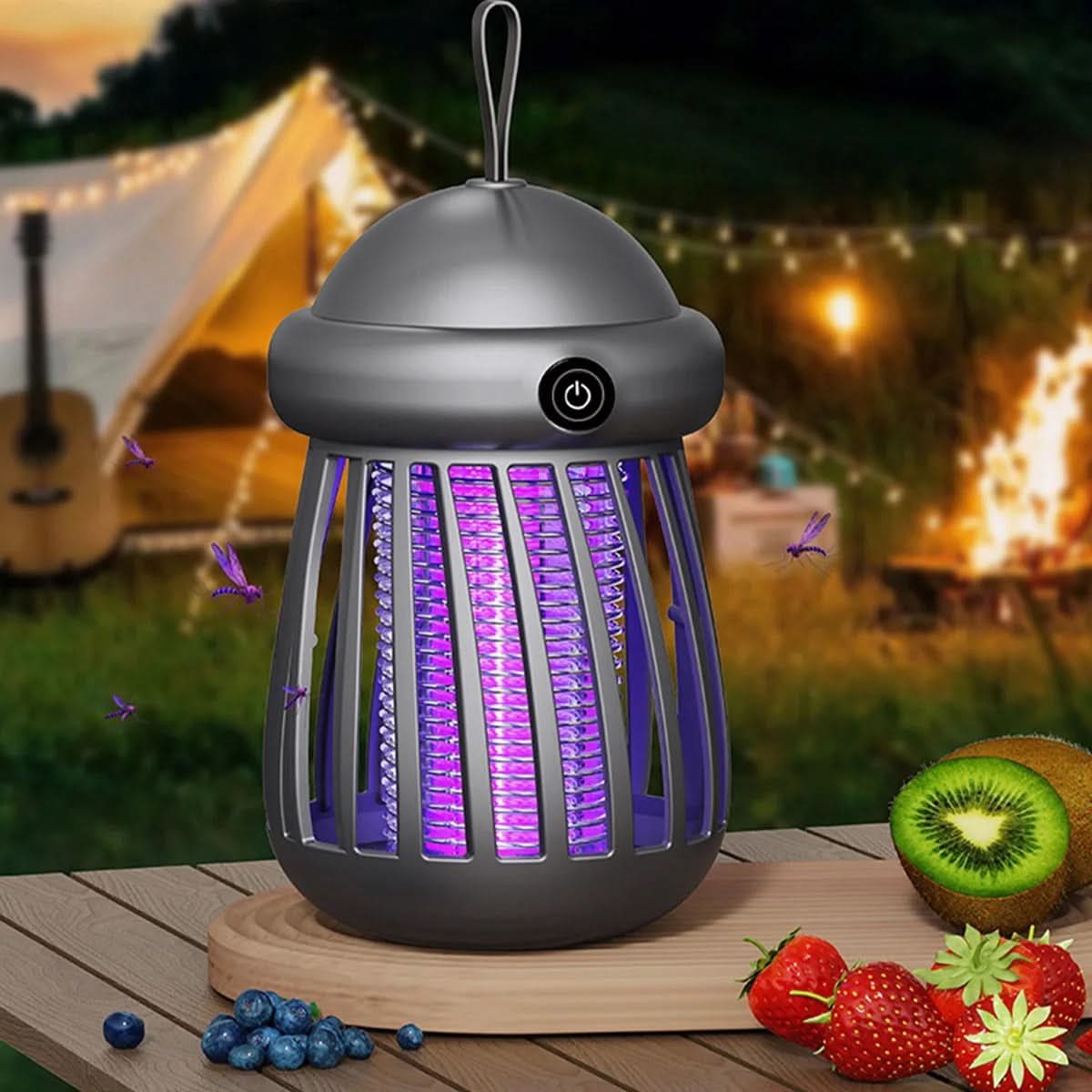 LUMAGUARD – Eliminador de mosquitos UV con rejilla eléctrica de 3000V