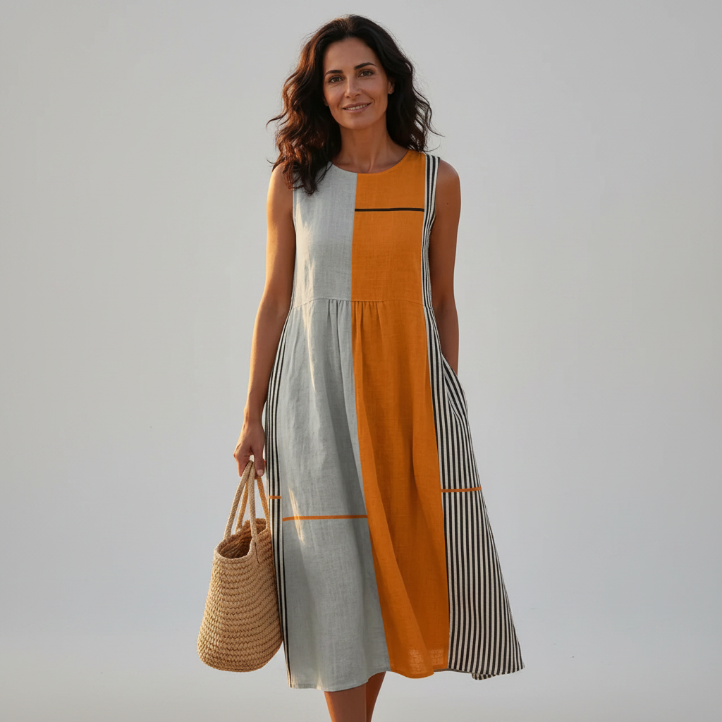 Maite| Vestido de verano ligero y sin mangas