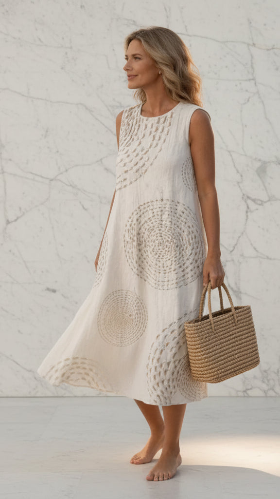 Luna | Vestido Casual Retro