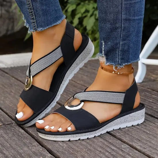 Luna™ | Sandalia Ortopédica con Cuña