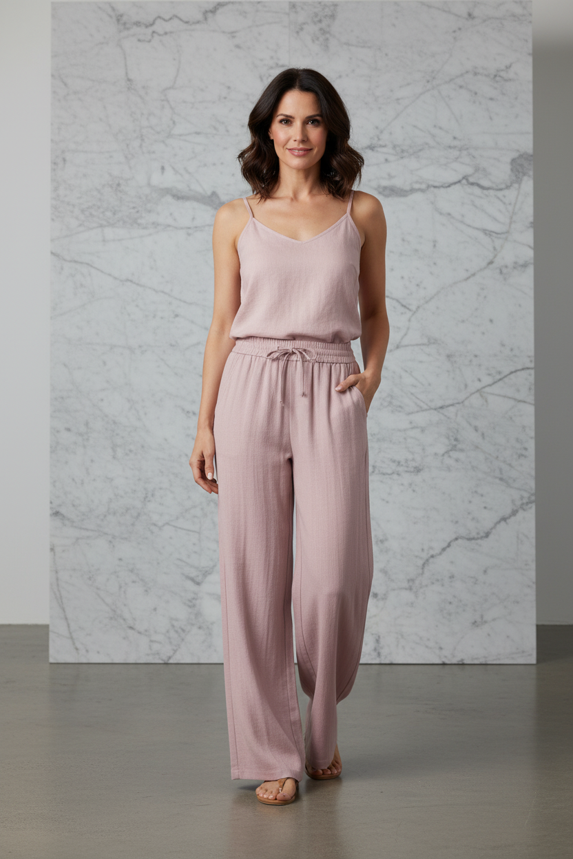 Laiane - Pantalón Fluido Elegante