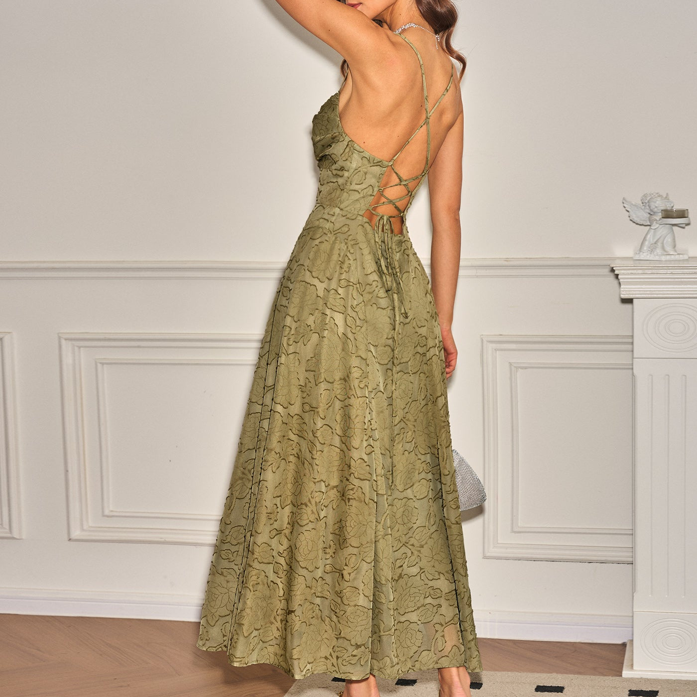 Vestido Maxi Verde Mirella